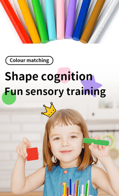Coffret de jeu Montessori de tri d'objets pour tout-petits