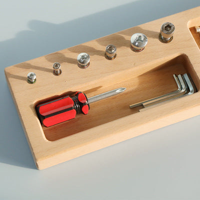 Joyeux Gumnut Montessori Tournevis Planche Multi-outils Jouet d'activité