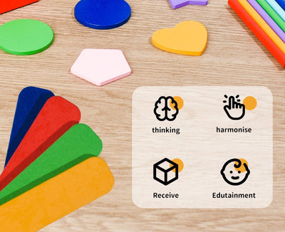 Coffret de jeu Montessori de tri d'objets pour tout-petits