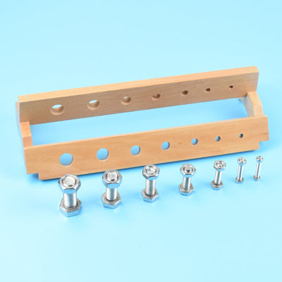 Montessori vis, écrous et boulons, style plateau B