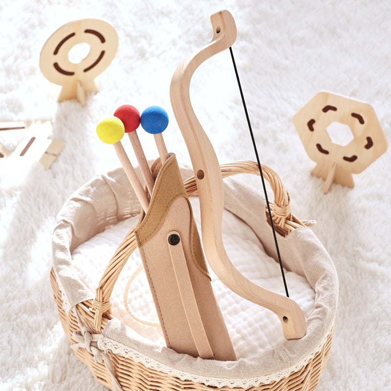 Ensemble arc et flèches en bois standard pour enfants (jouet) - Conseils de sécurité