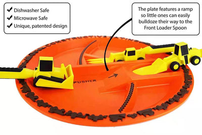 Set assiette et couverts de chantier ExcavaBite pour enfants
