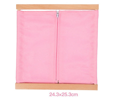 Cadres d'habillage Montessori A et boîte de rangement – Lot de 6