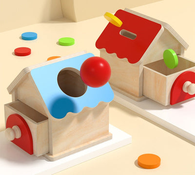 Montessori 2 in 1 Coin and Ball Drawer