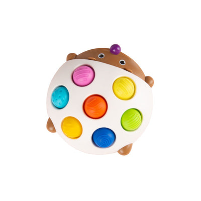 Juguete sensorial de silicona para voltear Pop Push Popper Fidget Toy (erizo)