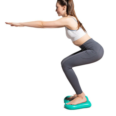 Entrenador de pasos de yoga sensorial verde para niños