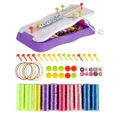 Craft Kids – Créatif & Éducatif – Kit de Fabrication de Bracelets Tricotés pour Enfants
