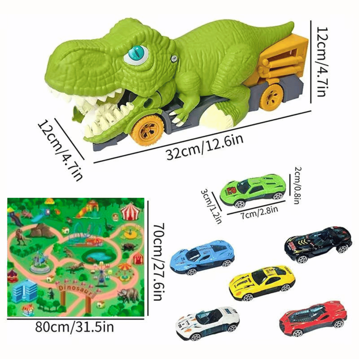 Dino Car Truck™ - Roulez dans la préhistoire - Voiture-jouet dinosaure