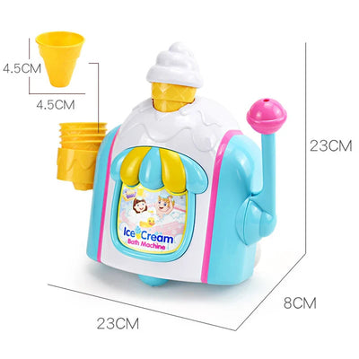 Ice Cream Bath Toy™ - Fête de mousse - Jouet de bain à pompe à savon