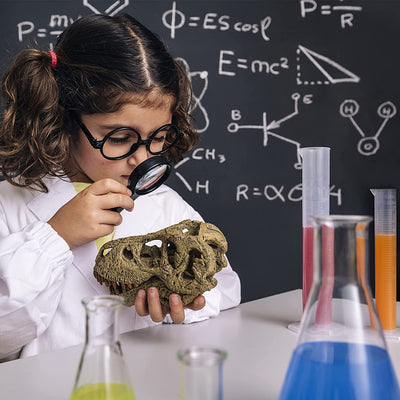 Kit de Juego de Rol de Laboratorio para Niños con Gafas, Bata de Laboratorio y Variedad de Equipo Científico de Juguete para Niños