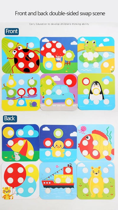 Mosaïque à chevilles Fidtoy
