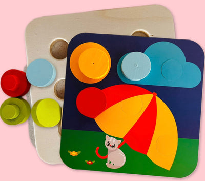 Mosaïque à chevilles Fidtoy