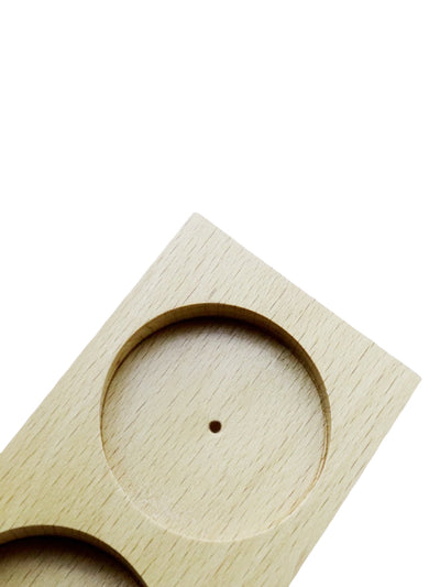 Montessori Fractions Quilles Poupée Patte de Bois Plateau de Tri