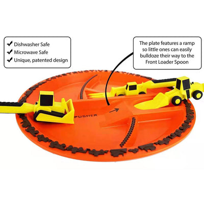 Set assiette et couverts de chantier ExcavaBite pour enfants