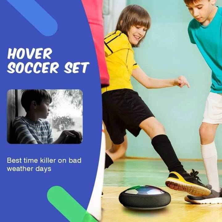 Fidtoy Indoor Gliding Ball with LED Lights | Kids Active Play & Motor Skills Toy - Diameter-18cm