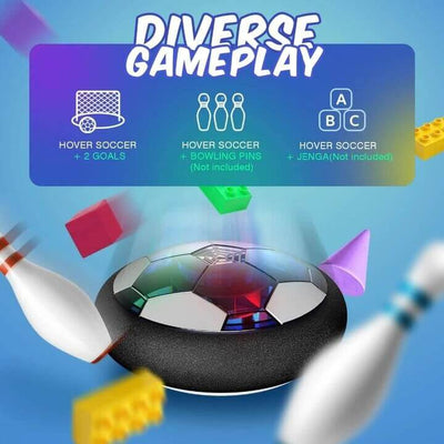 Fidtoy Indoor Gliding Ball with LED Lights | Kids Active Play & Motor Skills Toy - Diameter-18cm