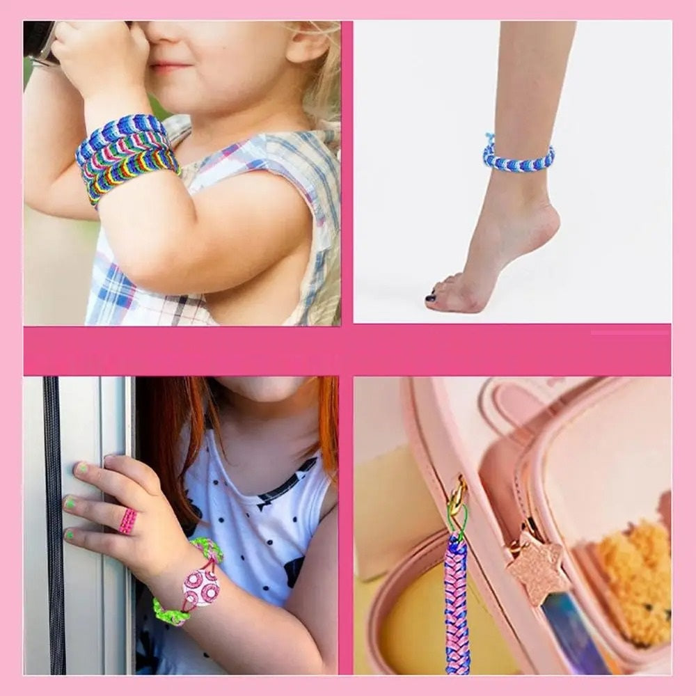 Craft Kids – Créatif & Éducatif – Kit de Fabrication de Bracelets Tricotés pour Enfants