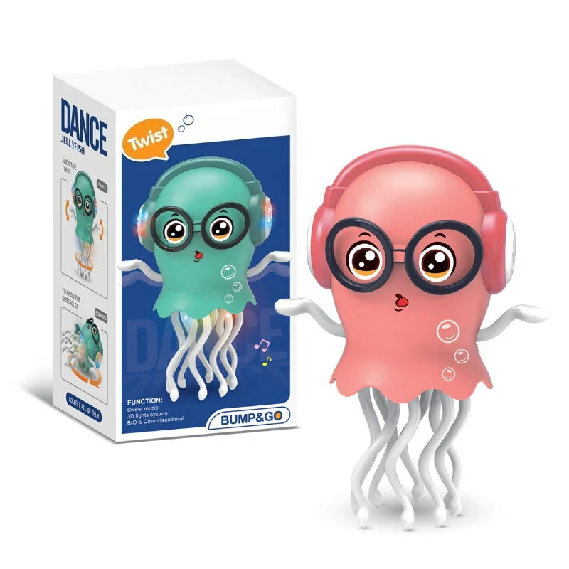Fidtoy Jouet Pieuvre Électrique Dansante avec Lumières et Musique pour Enfants