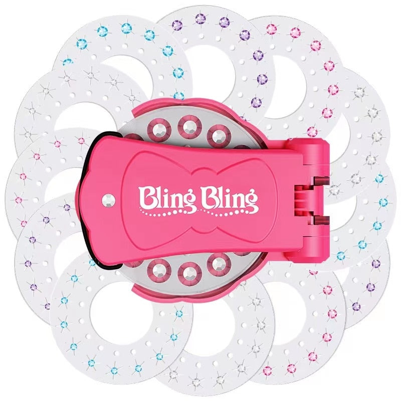 Shining Diamond Hair Decoration Stapler Machine