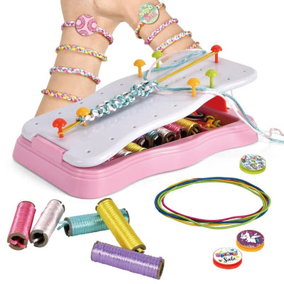 Craft Kids – Créatif & Éducatif – Kit de Fabrication de Bracelets Tricotés pour Enfants