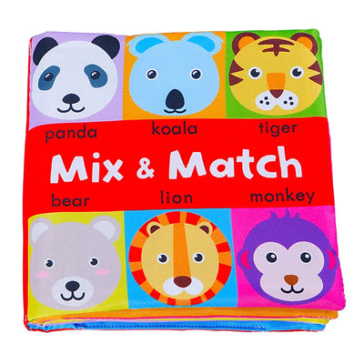 Fidtoy Soft 3D Crinkle Cloth Books | Sensory Learning Toy for Babies 0-12 Months