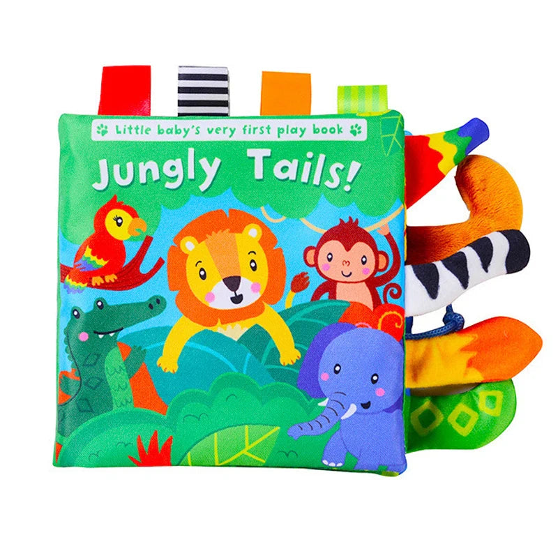 Fidtoy Soft 3D Crinkle Cloth Books | Sensory Learning Toy for Babies 0-12 Months