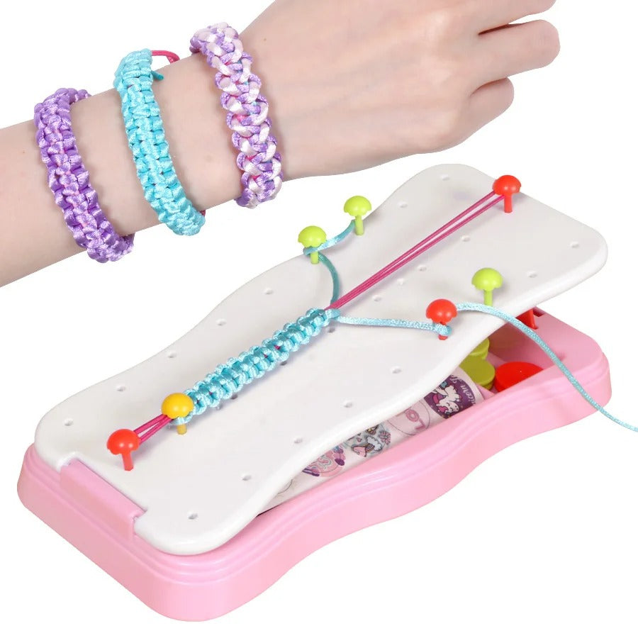 Craft Kids – Creativo y Educativo – Set para Tejer Pulseras para Niños