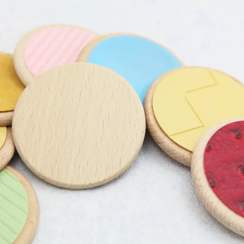 Juguete Fidtoy Sensory Pads Juguete de aprendizaje táctil Montessori con textura para niños pequeños