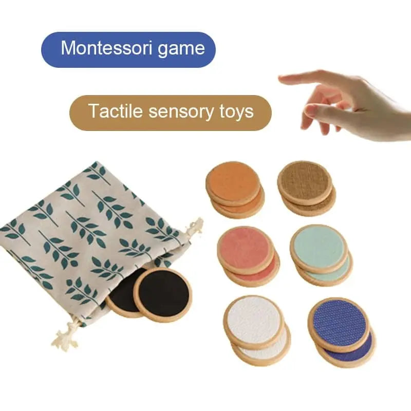 Juguete Fidtoy Sensory Pads Juguete de aprendizaje táctil Montessori con textura para niños pequeños