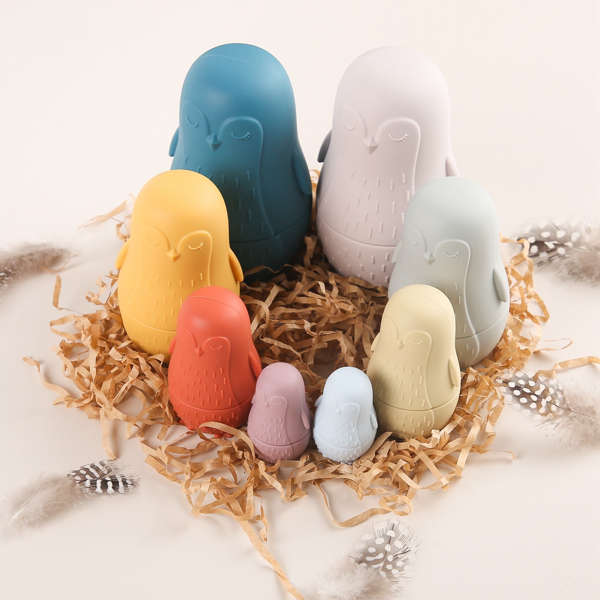 Oiseaux Gigognes en Silicone