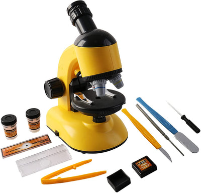 Ensemble de jeu éducatif 2 en 1 Mon premier télescope et microscope, kit de démarrage pour l'exploration scientifique et l'astronomie des enfants, cadeau de Noël