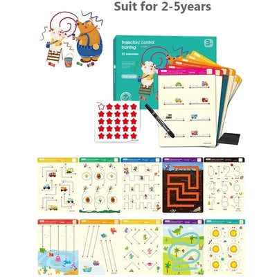 Laberinto de madera magnético Fidtoy – Puzle Montessori con temática oceánica para preescolares