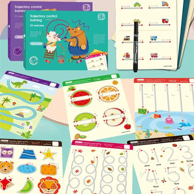 Laberinto de madera magnético Fidtoy – Puzle Montessori con temática oceánica para preescolares