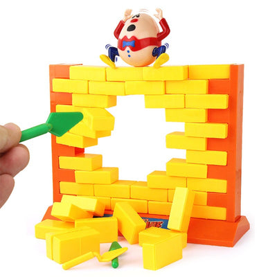 Fidtoy Humpty Dumpty Wall Game for Kids Family Brick Removing Balance Challenge Toy Age 4+