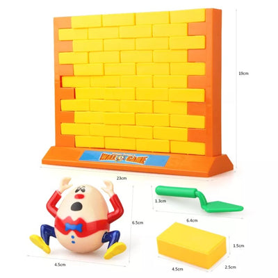 Fidtoy Humpty Dumpty Wall Game for Kids Family Brick Removing Balance Challenge Toy Age 4+