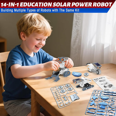 Kit de robótica de energía solar 14 modelos en 1 - 707