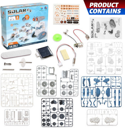 Kit de robótica de energía solar 14 modelos en 1 - 707