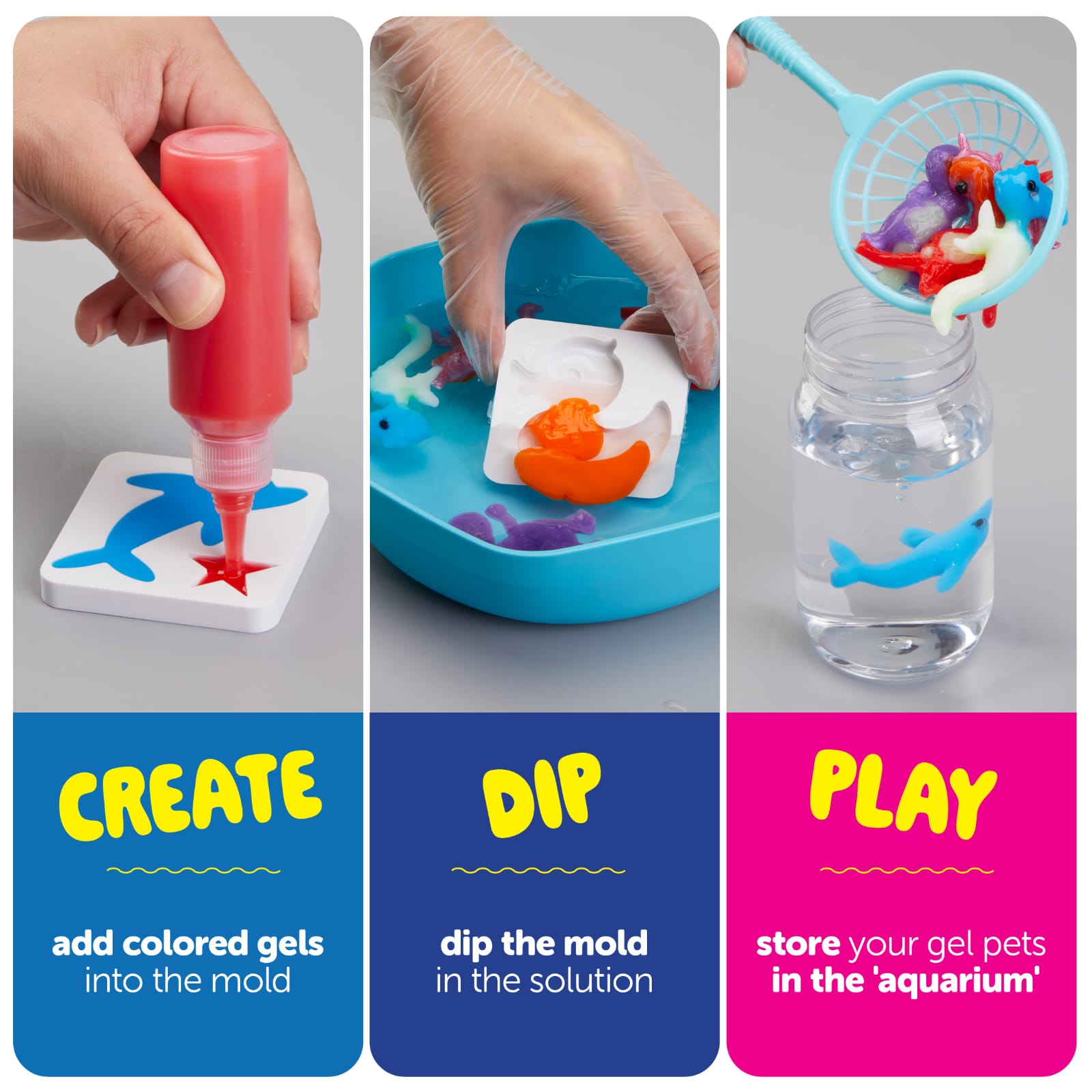 Fidtoy Magical Waterscape DIY ELF Water Gel Molding Toy for Kids Creative Craft Play Age 2-6