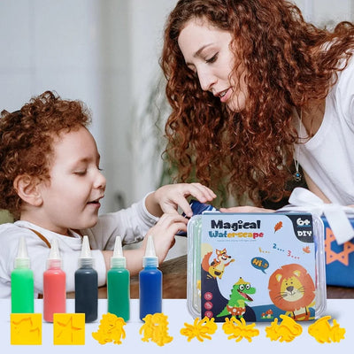 Paysage aquatique magique - Kit de moulage en gel d'eau DIY ELF - 693
