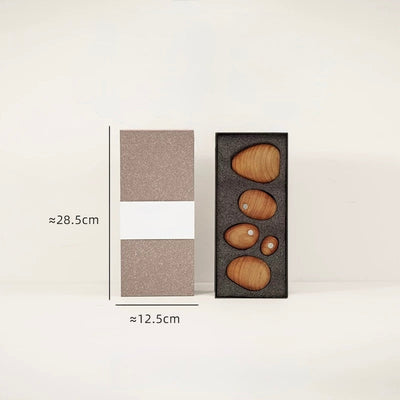 Balance Magnetic Wooden Stones – Handcrafted Solid Wood Balancing Sculpture