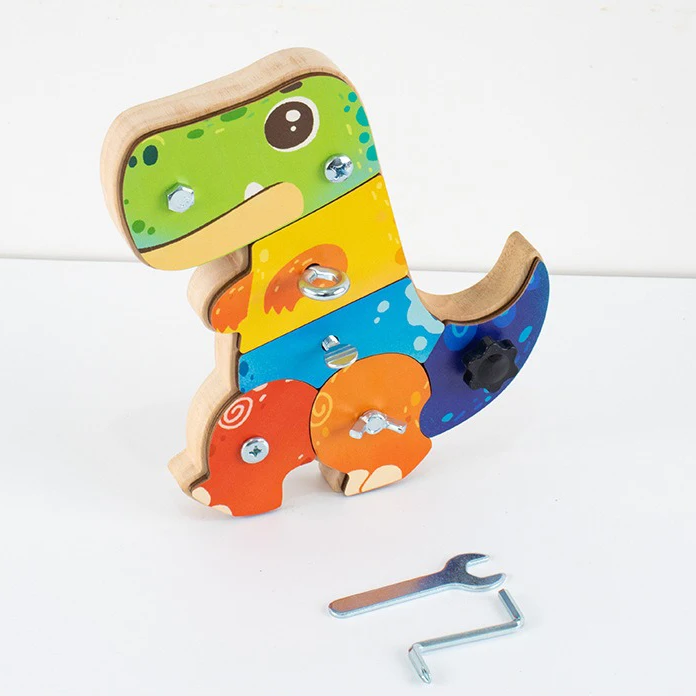 Dino Screwdriver Board™ - Tourne et Découvre - Jouet Sensoriel