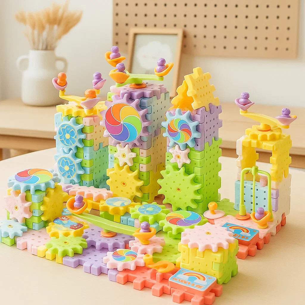 GearTrack – Électrique et Éducatif – Jeu de construction en blocs