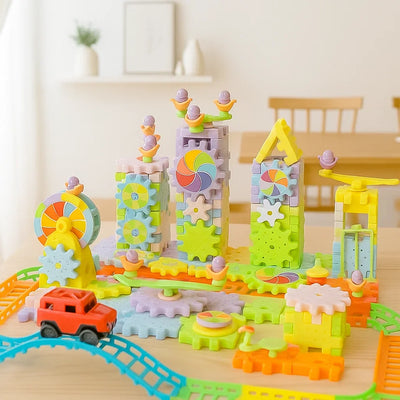GearTrack – Électrique et Éducatif – Jeu de construction en blocs