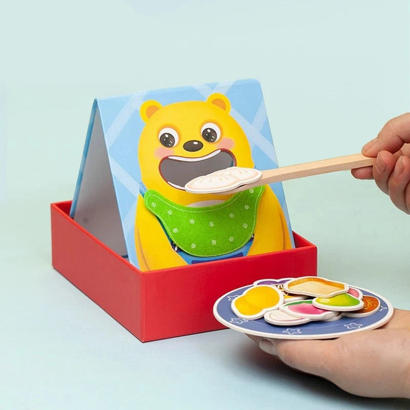Educational Play House™ – Fijne Motoriek & Kleurherkenning - Montessori Eten Spel