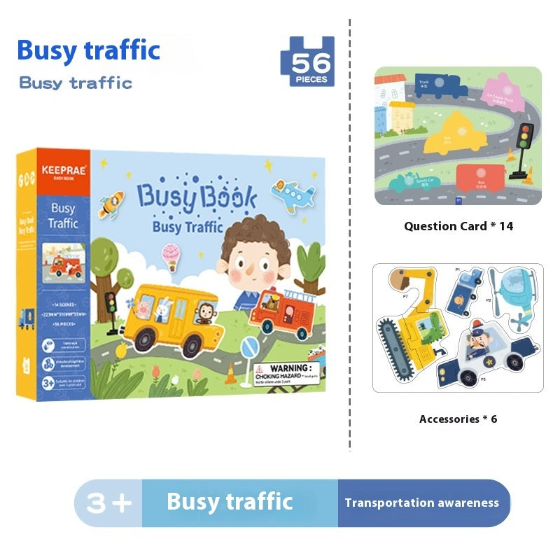 Iluminación Temprana del Bebé Educación Cognitiva Temprana Libro Tranquilo Juguetes Educativos