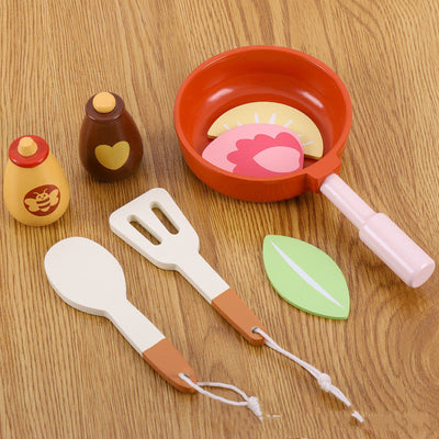 Cadeau Fête des Enfants Mini Cuisine Jouets en Bois