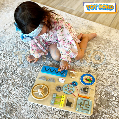 Table d'activités interactive – Jouet Montessori 10-en-1 pour tout-petits
