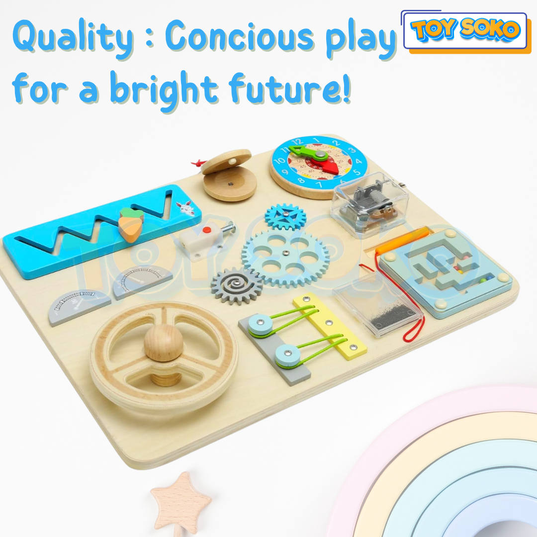 Table d'activités interactive – Jouet Montessori 10-en-1 pour tout-petits