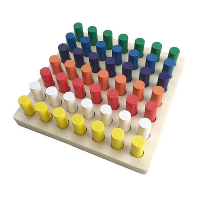 Cylindres à encastrer Montessori en bois - Meilleurs jouets Montessori