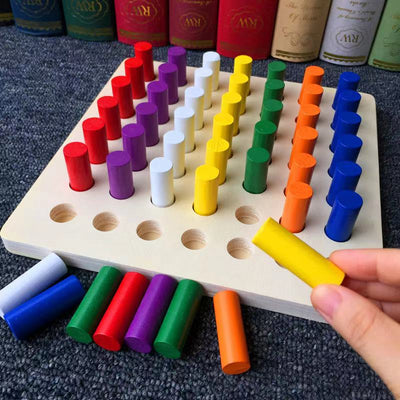 Cylindres à encastrer Montessori en bois - Meilleurs jouets Montessori